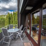 Rhön-Auszeit, moderne Ferienwohnungen für Naturliebhaber / Balkon mit Sitzecke
